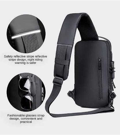 Anti-theft USB Charging Crossbody Bag