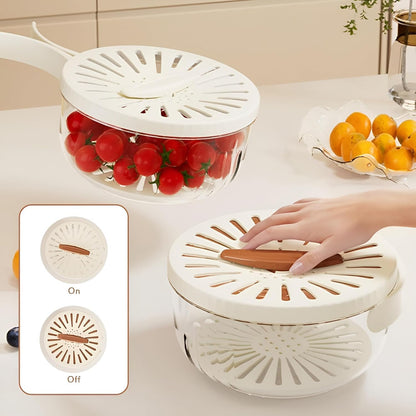 2 in 1 Drainer, Multifunctional Fruits and Vegetables Basket and Bowl
