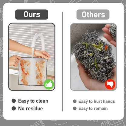 Wire Dishwashing Cloth for Kitchen, Counter, Dishes & Sink