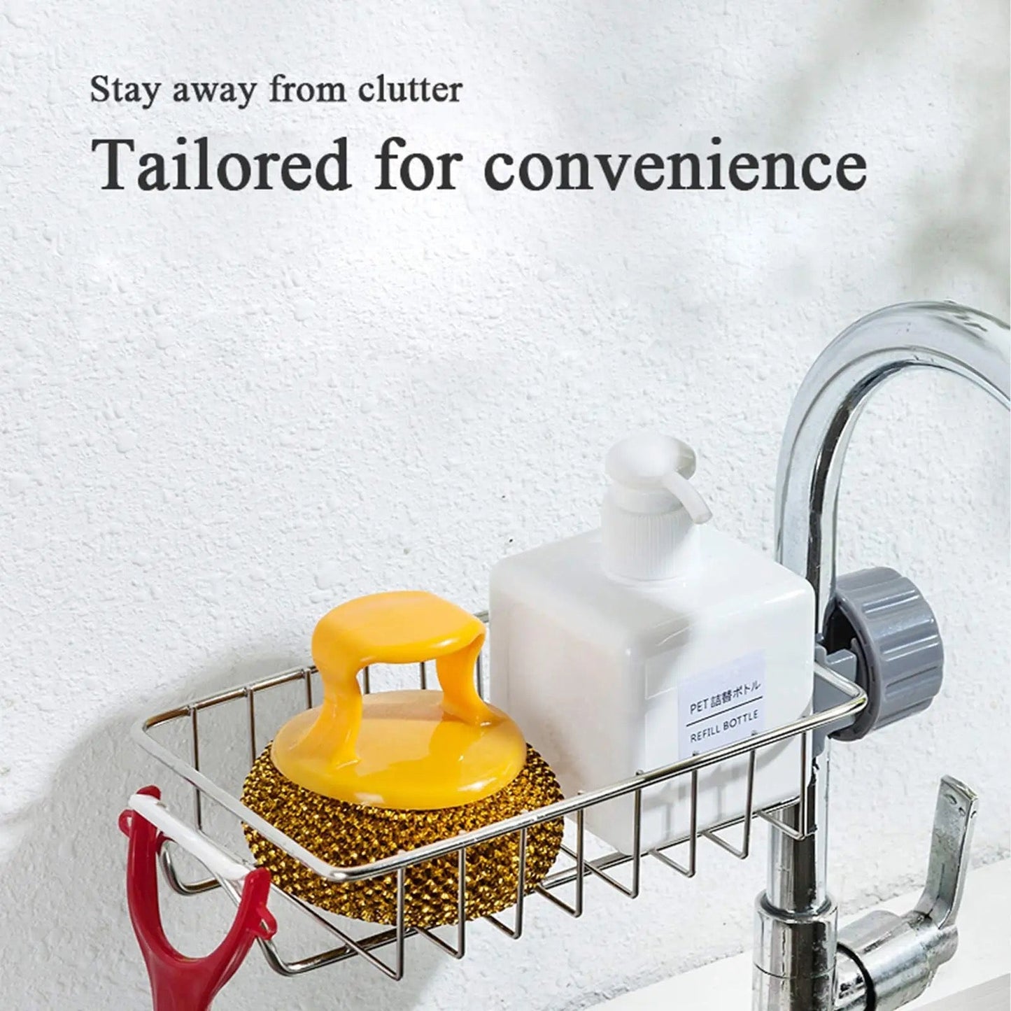 Stainless Steel Kitchen Faucet Rack