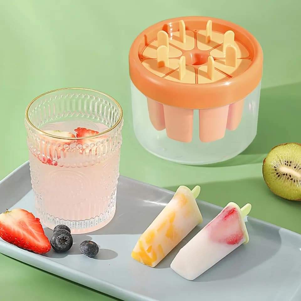 Ice-cream Popsicles 8 Grids Mold