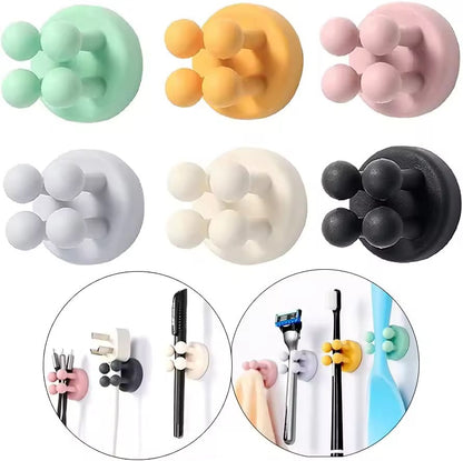 Multipupose WaterProof Self-Adhesive Silicone Wall Hooks (For home, kitchen, office, and bathroom)