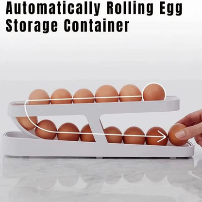 Egg Rolling Tray, Organizer Egg Dispenser