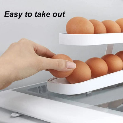 Egg Rolling Tray, Organizer Egg Dispenser